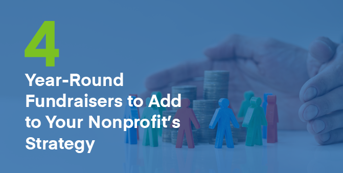 Learn more about fundraisers that your nonprofit can host year-round