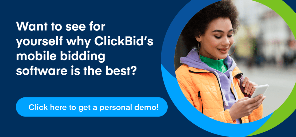 Click this graphic to get a personal demo of ClickBid’s mobile bidding software.